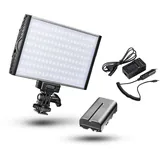 Walimex pro LED Niova 150 Bi Color Videoleuchte inkl. Akku,