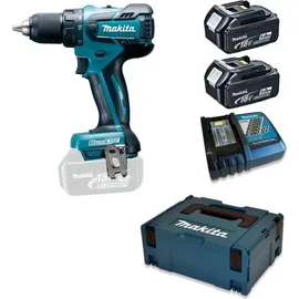 Makita DDF459RTJ inkl. 2 x 5,0 Ah + Ladegerät + Makpac