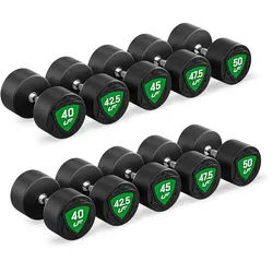 Polyurethan Kompakthanteln Set 40-50kg (in 2,5kg Schritten) 450 kg - UpForm