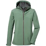 KILLTEC Damen Softshelljacke Softshell Jacke mit Kapuze KOS 179 WMN SFTSHLL Jckt 2 wasserabweisend, windabweisend 00771-pistazie 46