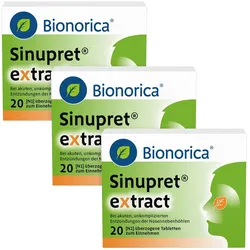 Sinupret extract Sparset 3x20 St. 20 St