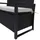 Mendler HWC-F39 2er Sitzbank 120 x 60 x 85 cm Grau