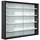 VCM Vitrine Comit 2 Glastüren hängend 0 x 0 x 0 cm Schwarz/Weiß