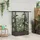 vidaXL Hochbeet mit Rankgitter und Dach 122,5 x 40 x 123 cm Braun