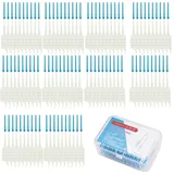 100 PCS Dual-Use Interdentalbürsten Silikon Dental Picks Kieferorthopädische Interdentalbürste Zahnstocher Dental Zahnseide Zahnbürsten Zahnbürste Picks Dental Zahnstocher für Zahnspangen