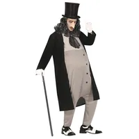 FIESTAS GUIRCA Comic Mafia Boss Halloween Kostüm Herren – Film Bösewicht Kostüm – Kostüm Herren Halloween M 48-50