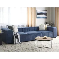 3-Sitzer Sofa Cord dunkelblau APRICA