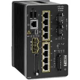 Cisco IE 3200 Network Essentials Industrial Railmount Managed Switch, 8x RJ-45, 2x SFP, 2x SFP (IE-3200-8T2S-E)