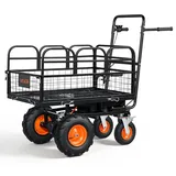 Vevor Bollerwagen 36V 432Wh Elektro Gartenwagen 300 kg Tragkraft