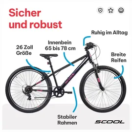 S'COOL Xroc 26 Zoll pink