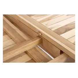 möbelliebling Gartentisch ausziehbar Teak Holz 120 - 170 cm oval BORNEO