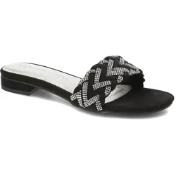 Schwarze Pantoletten Marco Tozzi Elegante Damenschuhe, 41