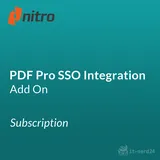 Nitro Software Nitro Sign Salesforce Integration - Add-On 3 Year Subscription per Year ESD