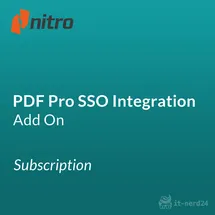 Nitro Software Nitro Sign Salesforce Integration - Add-On 3 Year Subscription per Year ESD