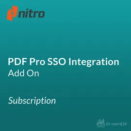Nitro Software Nitro Sign Salesforce Integration - Add-On 3 Year Subscription per Year ESD