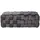 Jahnke Hockerbank WEB ART L Samt 118 x 43 x 50 cm Grau