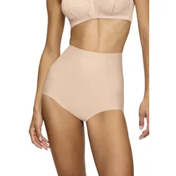 Shapingslip TRIUMPH "Medium Shaping Series Highwaist Panty", Damen, Gr. XL, beige, Microtouch, Obermaterial: 53% Elasthan, 47% Polyamid, figurbetont, Unterhosen, glättend, formend