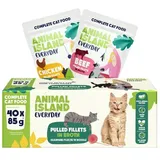 Animal Island Everyday Menu Box Rind und Huhn 40 x 85 g