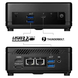 MSI Cubi 5 Mini-PC Intel Core i7 4,7 GHz 16 GB RAM 256 GB SSD Windows 11