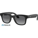 Ray-Ban Meta Wayfarer RW4006 50 mm Matte Black / Grey
