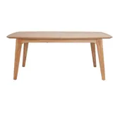 miliboo Skandinavischer Esstisch ausziehbar Eichenfurnier B 180-230 cm FIFTIES