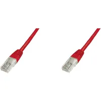 Digitus DK-1511-005/R RJ45 Netzwerkkabel, Patchkabel CAT 5e U/UTP Rot