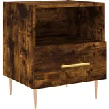 vidaXL Nachtschrank 2 Stk. Räuchereiche 40 x 35 x 47,5 cm Braun