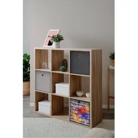 Möbel Boss Raumteiler 107 x 107 x 33 cm Eiche