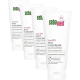 Sebamed Urea 10% Akut Fußcreme parfümfrei sehr trockene Haut, lindert Juckreiz, Spannungsgefühl, Rissigkeit, Rauheit, hilft die Feuchtigkeitsbalance herzustellen, auch bei Neurodermitis und Diabetes