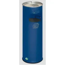 VAR Abfallsammler/Ascher H 66K enzianblau 16,7 l
