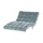 Switch Relaxliege Delphi Velours 120 x 84 x 168 cm Blau