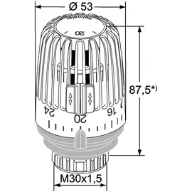 HEIMEIER Thermostatkopf K 6000-00,600 Heizkörperthermostat