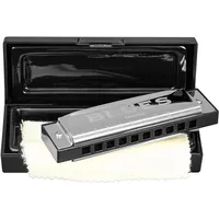 HAGE MUSIKVERLAG Blues Harmonica in C (incl. case and