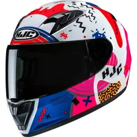 HJC Helmets Y10 Mika Weiß/Rot/Blau S