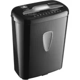 Amazon Basics Mikroschnitt Hochsicherheits-Aktenvernichter Schwarz