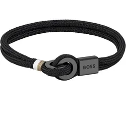 Boss Jewelry 1580472M - THAD SPORT Nylonarmband schwarz