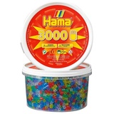 Malte Haaning Plastic A/s Hama 209-54 - Perlen, Dose mit Midi-Bügelperlen, 3000 Stück, Glitter-Mix