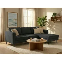 Home Affaire Eckcouch Cord 2-Sitzer Grau