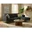 Home Affaire Eckcouch Cord 2-Sitzer Grau