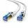 Primewire Flachbandpatchkabel CAT 8 - Gigabit Ethernet Lan Kabel - 40 Gbit/s - S/ftp Pimf Schirmung - Netzwerkkabel - 3m