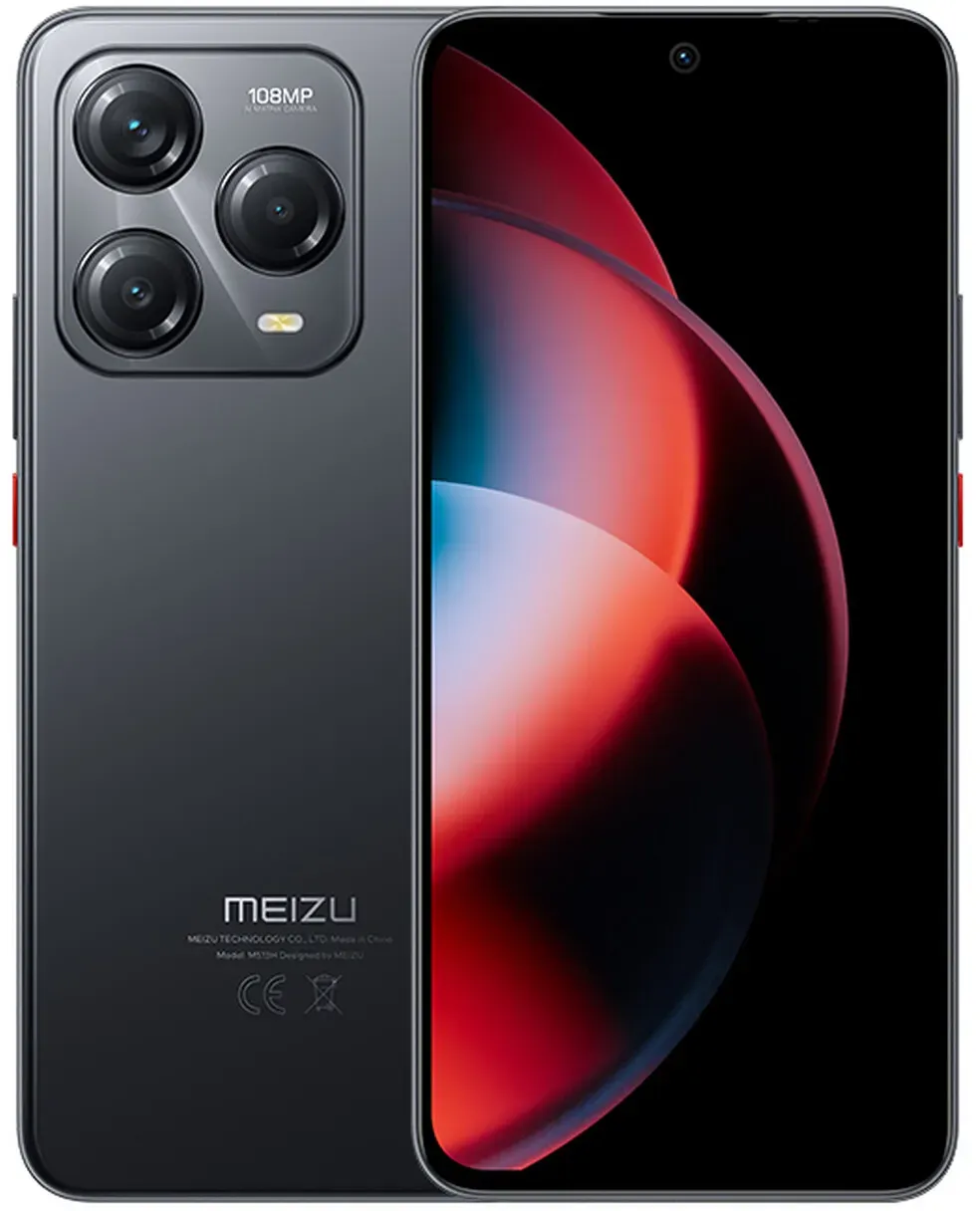 MEIZU Note22 Smartphone, UNISOC MTK G99, 6,78 Zoll GOLED-Display, FHD+, 120 Hz, IP54 Staub- und Wasserdichtung, 108 MP hochauflösende Hauptkamera, 5000 mAh lange hältbare Akkulaufzeit, kein Ladegerät enthalten, 8 GB RAM + 256 GB Speicher, Eclipse-Schwarz