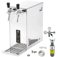 BieTal Tafelwassergerät Wasserzapfanlage 25 Ltr/h silber