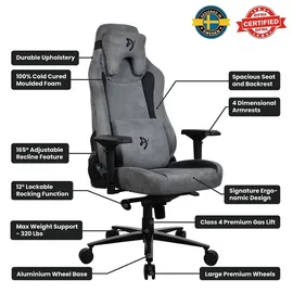Arozzi Vernazza Supersoft Gaming-Stuhl Anthrazit
