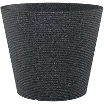 Scheurich Pflanzkübel Coneo Ø 30 x 24 cm schwarz granit