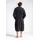 Bruno Banani Herrenbademantel BRUNO BANANI "Clement, ideal für Sauna & Spa, Hotelbademantel, Morgenmantel" Gr. M, grau (anthrazit), L:120cm, Walkfrottier, Hausmäntel, 100% Baumwolle, einfarbig, glänzende Streifen-Bordüre, Taschen, S-4XL