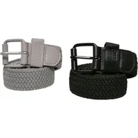 URBAN CLASSICS Elastic Belt Set - Grau - L/XL