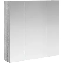 vidaXL Badezimmerspiegelschrank 70 cm grau