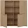 Forte Highboard 124,5 x 121,5 x 34,9 cm Elegancia Eiche / Beige