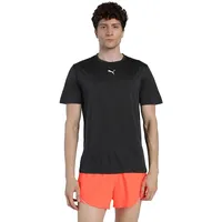Puma Tad Essentials Heather Small Cat Trainingsshirt Herren 01 black heather S