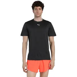 Puma Tad Essentials Heather Small Cat Trainingsshirt Herren 01 black heather S